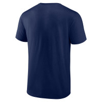 Detroit Lions Fanatics Branded Banner Wave Logo T-Shirt - Navy