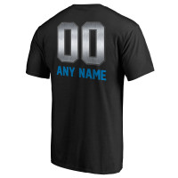 Detroit Lions NFL Pro Line by Fanatics Branded Personalized Midnight Mascot T-Shirt - Black