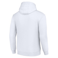 Detroit Lions Starter Half Helmet Logo Pullover Hoodie - White