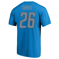 Jahmyr Gibbs Detroit Lions Fanatics Branded Big & Tall Player Name & Number T-Shirt - Blue