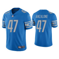 Men Detroit Lions #34 Alex Anzalone Vapor Limited Light Blue Jersey