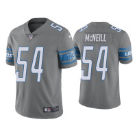 Men Detroit Lions #54 Color Rush Limited Alim McNeill Steel Jersey