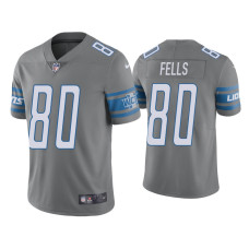 Men Detroit Lions #80 Color Rush Limited Darren Fells Steel Jersey