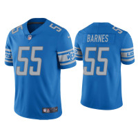 Men Detroit Lions #55 Derrick Barnes Vapor Limited Light Blue Jersey