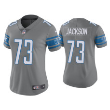 Women Detroit Lions #73 Color Rush Limited Jonah Jackson Steel Jersey