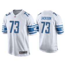 Men Detroit Lions #73 Jonah Jackson White Game Jersey