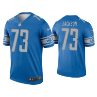 Men Detroit Lions #73 Jonah Jackson Blue Legend Jersey