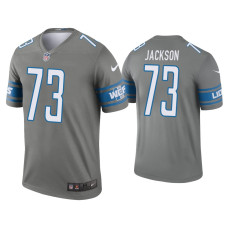 Men Detroit Lions #73 Jonah Jackson Steel Legend Jersey