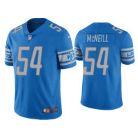 Men Detroit Lions #54 Vapor Limited Alim McNeill Lions Light Blue Jersey