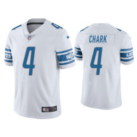 Men Detroit Lions #4 Vapor Limited D.J. Chark Lions White Jersey