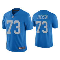 Men Detroit Lions #73 Jonah Jackson Vapor Limited Blue Jersey