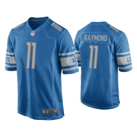 Men Detroit Lions #11 Kalif Raymond Blue Game Jersey