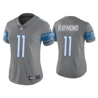 Women Detroit Lions #11 Color Rush Limited Kalif Raymond Steel Jersey