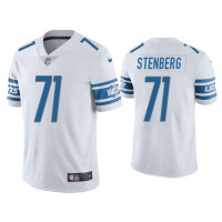 Men Detroit Lions #71 Logan Stenberg Vapor Limited White Jersey