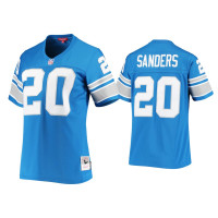 Women Detroit Lions #20 Barry Sanders Blue Legacy Replica 1996 Jersey